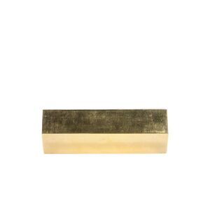 Lee Savage Womens Framed Magnet Top Angled Metal Clutch Handbag Gold Tone